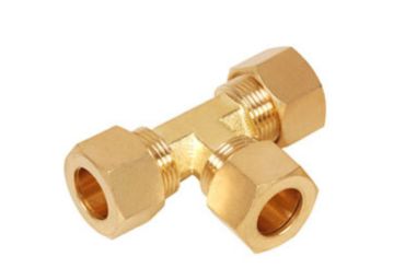 Brass Compression Tee